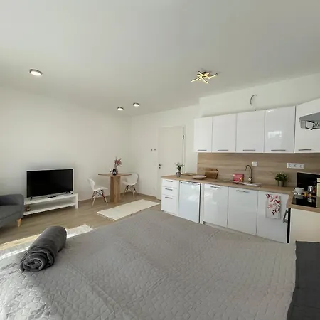 Bright Riverside Studio, Balcony, Free Parking, Air Conditioning * Budapest