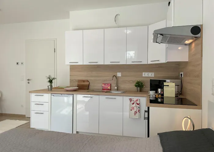 Apartament Bright Riverside Studio, Balcony, Free Parking, Air Conditioning *